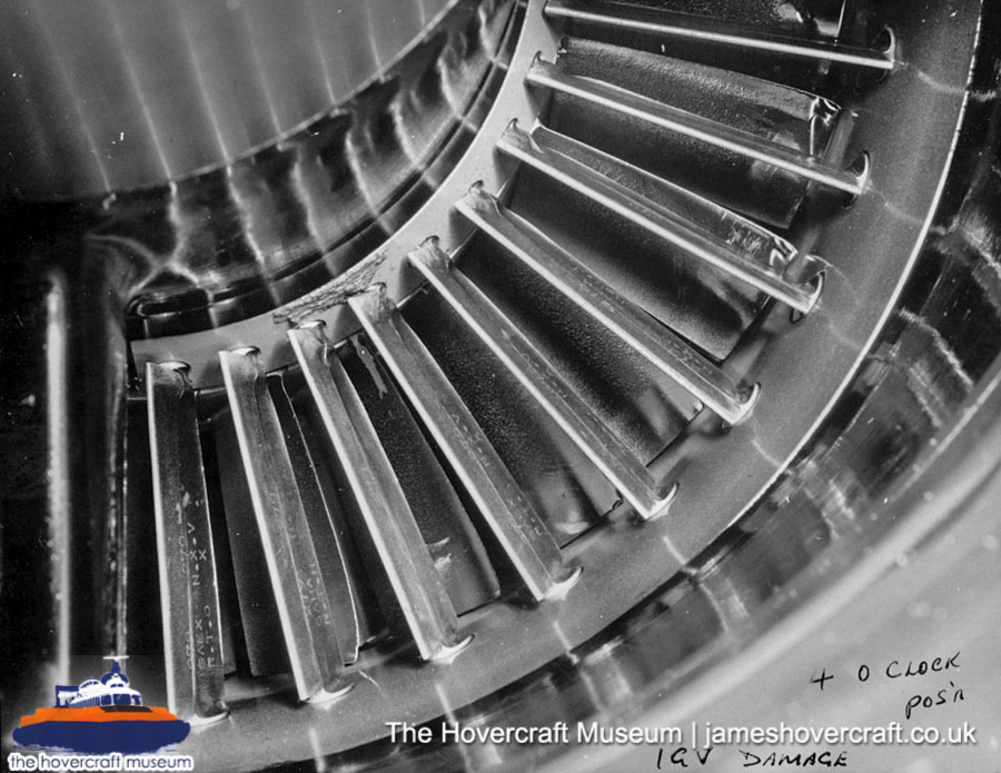 SRN6 close-up details - Compressor (credit: The Hovercraft Museum Trust).